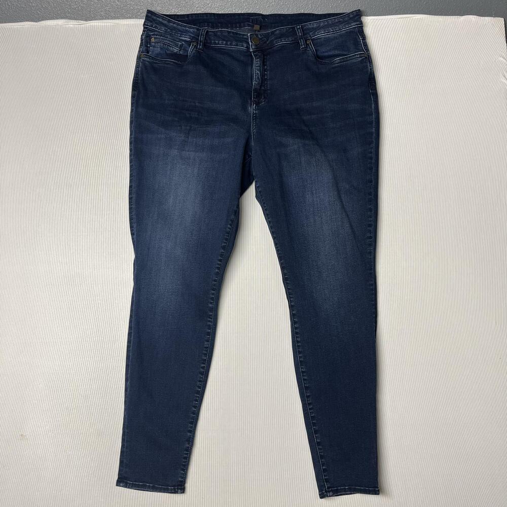 KUT From The Kloth Jeans Womens 20W Blue Dark Wash High Rise Skinny Denim